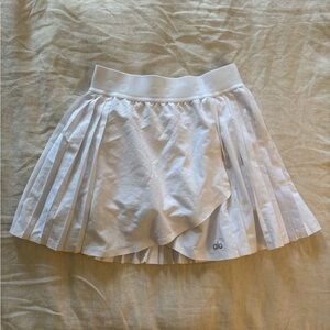 Alo White Tennis Skirt